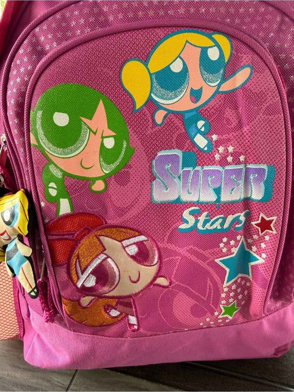 Polyester backpack, Powerpuff Girls 'All Star' mini backpack